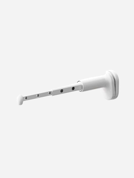 Barre séchoir linge extensible - pliable et portable Blanc
