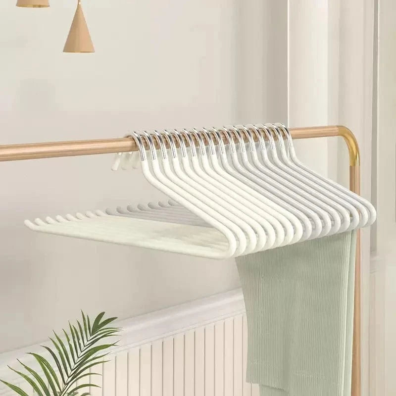Cintre pantalon gain de place – Lot de 10 inox antidérapants