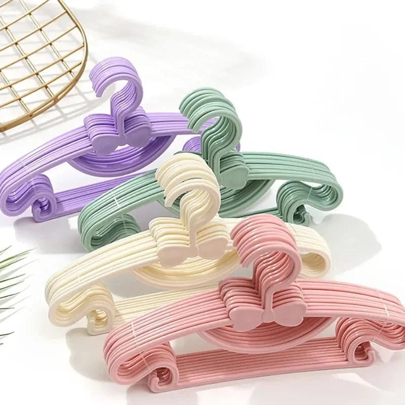 Cintre pour bébé ajustable antidérapant – Lot de 10