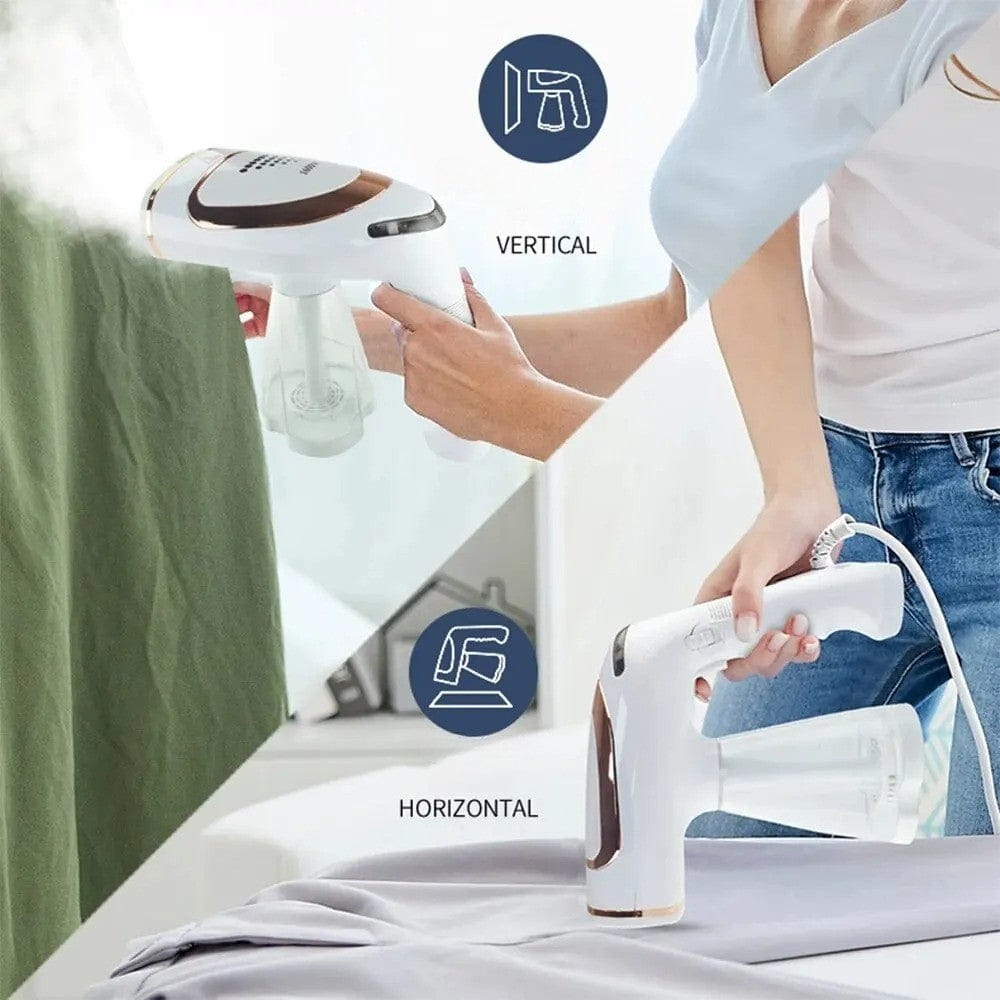 Défroisseur de voyage portable 1600W – Réservoir 250 ml Blanc
