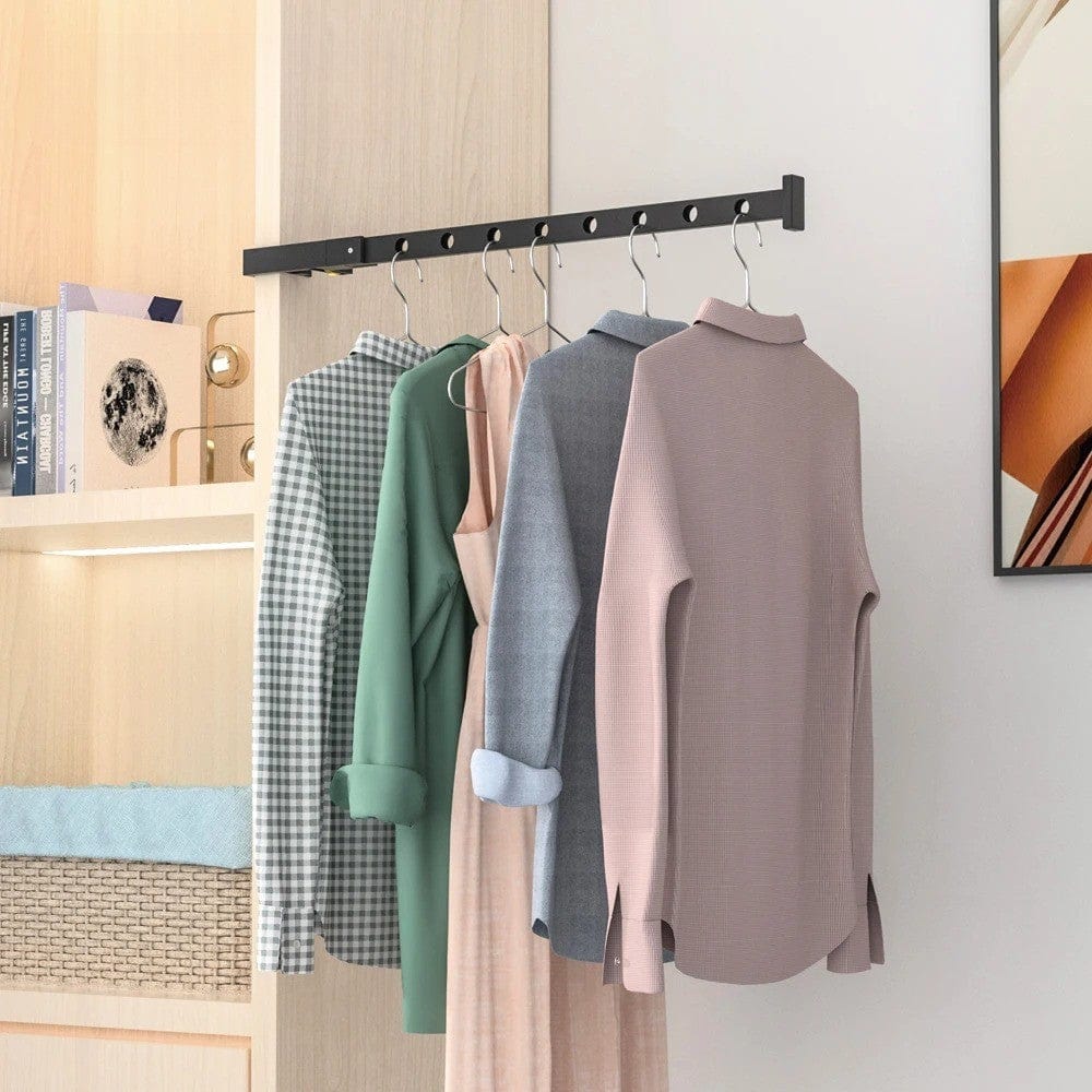 étendoir à linge pour porte rotatif