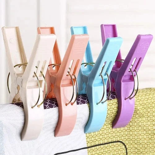 Grosse pince à linge solide pour draps et serviettes 4PCS - B
