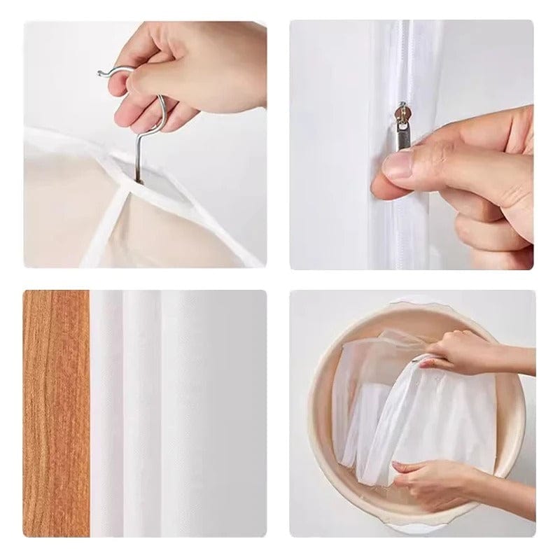 Housse penderie - transparente anti-poussière