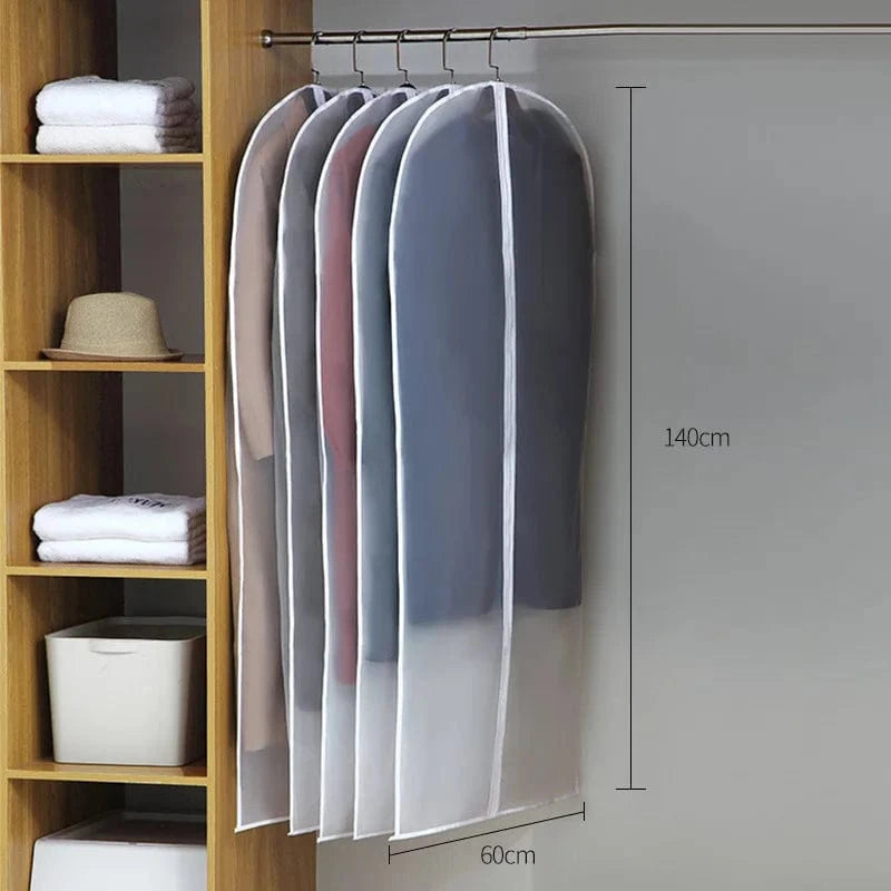 Housse penderie - transparente anti-poussière 60X140CM / 1 PCS