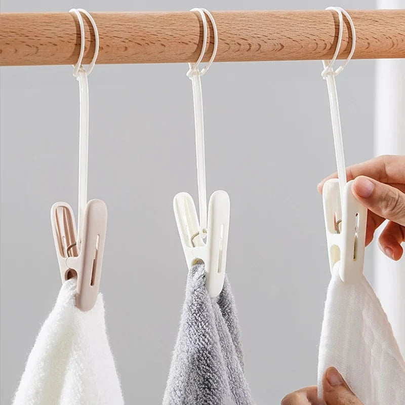 Mini pince à linge plastique multifonction – Lot de 12