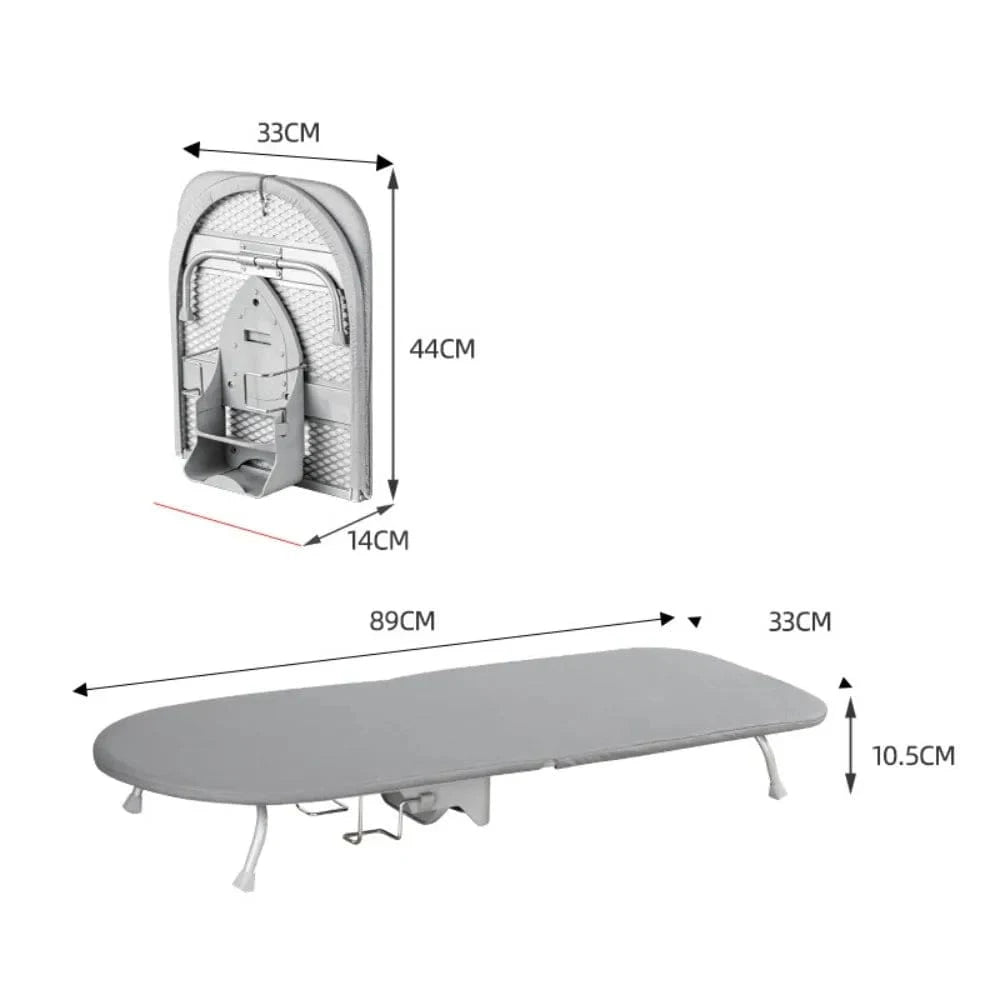 Petite table à repasser compacte et pliable Gris 1