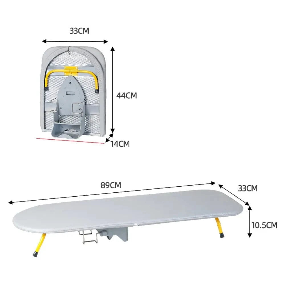 Petite table à repasser compacte et pliable Gris 2
