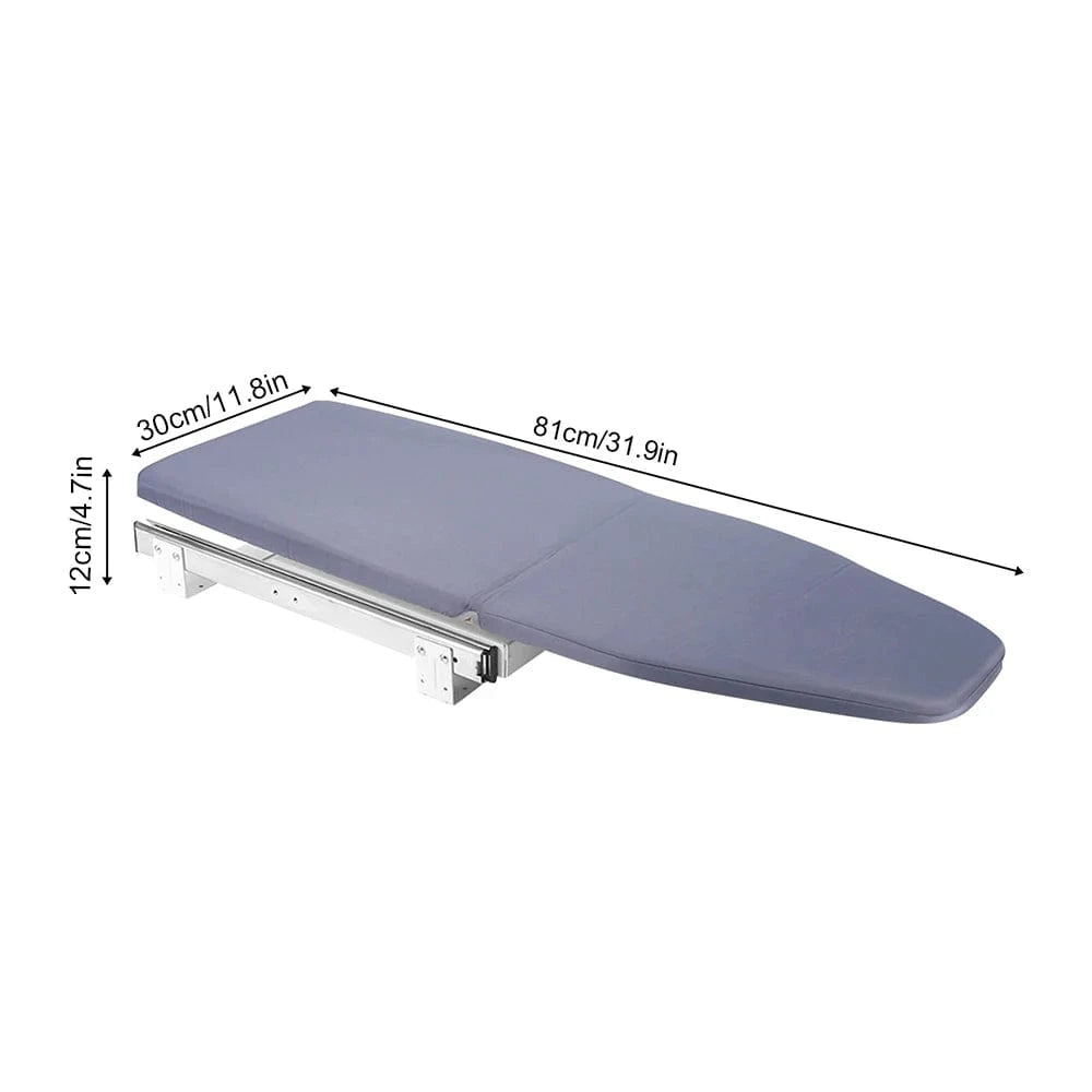 Table à repasser pliable stable et compacte Gris